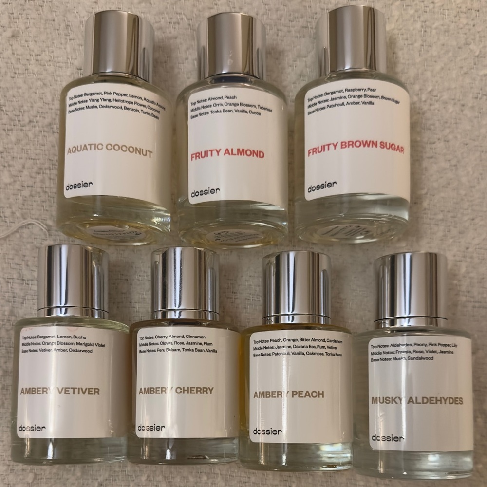 Dossier Women's Fragrance Set - 8 Assorted Scents